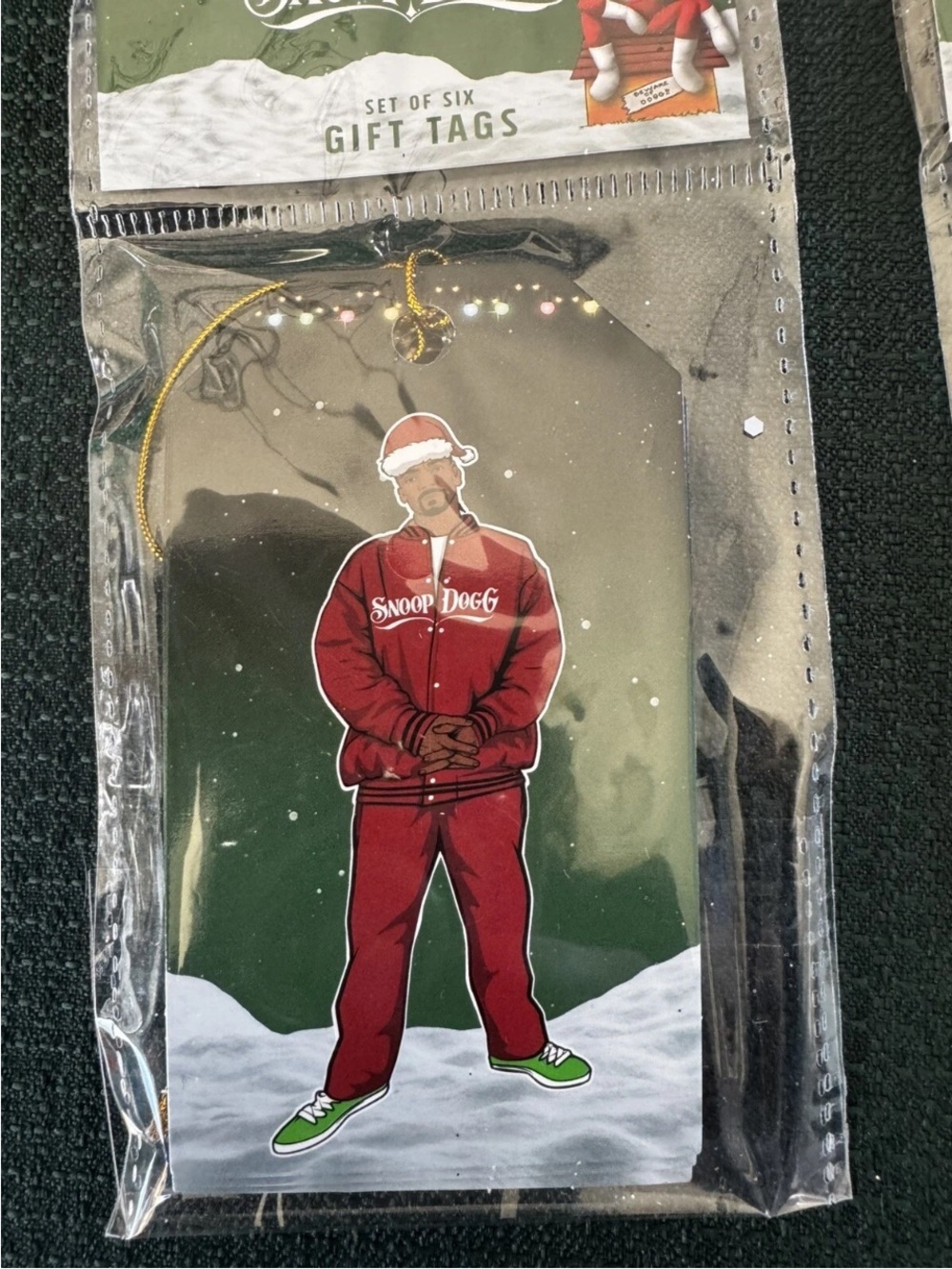 2 New 6-packs Snoop Dogg Christmas Gift Tags Snoop on the Stoop Hood Tradition